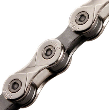 KMC X11 Chain - 11-Speed, 118 Links, Silver/Black, Bulk Box of 25 Silver/Black BOX Chains