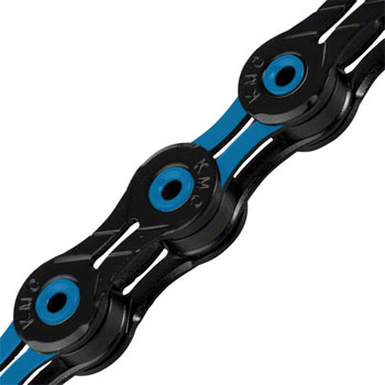 KMC DLC 11 Chain - 11-Speed, 118 Links, Black/Blue EA Chains