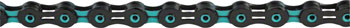 KMC DLC 11 Chain - 11-Speed, 118 Links, Black/Celeste EA Chains