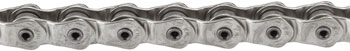 KMC HL1 Wide Chain - Single Speed 1/2" x 1/8", 100 Links, Half Link Chain, Silver EA Chains
