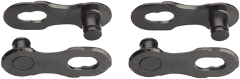 KMC MissingLink-12 DLC Connector - 12-Speed, Black, 2 Pairs/Card Black EA Chain Links and Pins