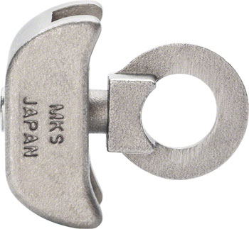 MKS BMX Chain Tensioner - For 9.5 - 10 mm axles, 8mm thick dropouts, Gray EA Axle and Chain Tensioners