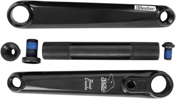 The Shadow Conspiracy Finest BMX Crankset - 175mm, Black SET BMX Crankset