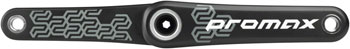 Promax CK-1 Carbon Crankset - 165mm, 2-PC, Direct Mount SRAM 3-Bolt, 30mm Spindle, Black EA BMX Crankset