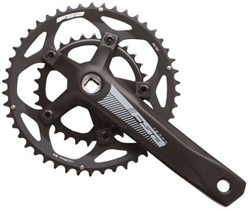 Full Speed Ahead Tempo Crankset - 165mm, 10/11-Speed, 46/30t, JIS Spindle Interface, Black EA Crankset