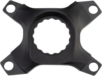 Easton Asymetric CINCH Spider: 4-Bolt, Dual-Chainring, Black EA Crank Spider