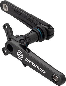 Promax CF-2 Crankset - 170mm, 24mm Spindle, 2-Piece, 68mm English BB Included, Black EA BMX Crankset