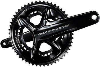 Shimano Dura-Ace FC-R9200 Crankset - 165mm, 12-Speed, 50/34t, Hollowtech II Spindle Interface, Black EA Crankset