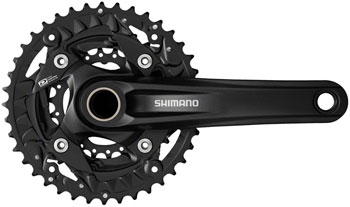 Shimano FC-MT500-3 Crankset - 170mm, 10-Speed, 40/30/22t, 96/64 BCD, Black EA Crankset