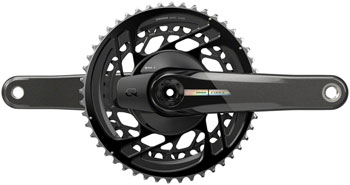 SRAM Force AXS Power Meter Crankset - 172.5mm, 2x 12-Speed, 46/33t, Direct Mount, DUB Spindle Interface, Iridescent Gray, D2 Iridescent Gray EA Crankset