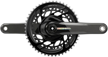 SRAM Force Crankset - 175mm, 2x 12-Speed, 48/35t, Direct Mount, DUB Spindle Interface, Iridescent Gray, D2 Iridescent Gray EA Crankset