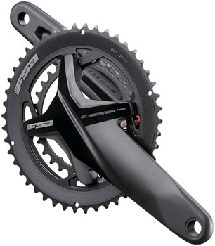 Full Speed Ahead Gossamer Pro BB386EVO Crankset - 172.5mm, 11/12-Speed ,50/34t, 120/90 BCD, 386 EVO Spindle Interface, Black EA Crankset