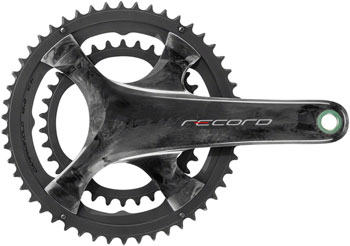 Campagnolo Record Crankset - 172.5mm, 12-Speed, 50/34t, 112/146 Asymmetric BCD, Campagnolo Ultra-Torque Spindle Interface, Carbon EA Crankset
