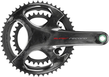 Campagnolo Super Record Crankset - 175mm, 12-Speed, 53/39t, 112/146 Asymmetric BCD, Campagnolo Ultra-Torque Spindle Interface, Carbon EA Crankset