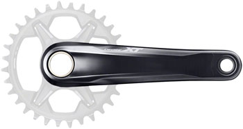 Shimano DEORE XT FC-M8130-1 Crankset - 175mm, 12-Speed, Direct Mount, Hollowtech II Spindle Interface, Black EA Crankset