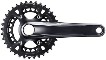 Shimano Deore XT FC-M8100-2 Crankset - 175mm, 12-Speed, 36/26t, Direct Mount, Hollowtech II Spindle Interface, Black EA Crankset