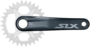 Shimano SLX FC-M7130-1 Crankset - 170mm, 12-Speed, Direct Mount, Hollowtech II, Black EA Crankset
