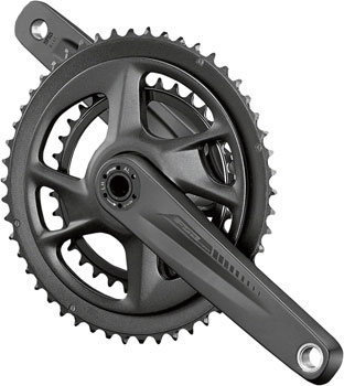 Full Speed Ahead Omega AGX 2x Crankset - 172.5mm, 11-Speed, 50/34t, DM/90 BCD, 19mm MegaExo Spindle, N11, Black EA Crankset