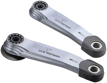 e*thirteen Helix Race Alloy e*spec Crank Arm Set - BOSCH Gen4-Brose S Mag-TQ HPR50, 26.5mm Offset, 165mm, with Self Extractor, Silver EA Ebike Crankset