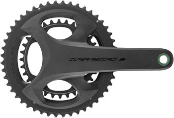 Campagnolo Super Record S Wireless Crankset - 170mm, 12-Speed, 52/36t, Campy 121/88 Asym BCD, Ultra Torque Spindle, Carbon EA Crankset