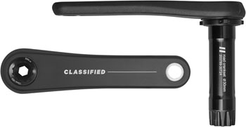 Classified Aero Road Crankset - 170mm, 30mm Spindle, Carbon, Black EA Crankset