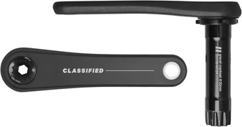 Classified Aero Gravel Crankset - 170mm, 30mm Spindle, Carbon, Black EA Crankset