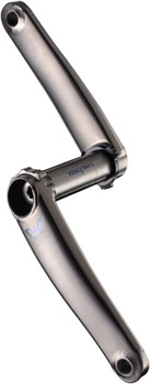 Cane Creek eeWings All-Road Titanium Crankset - 170mm, 8-Bolt Direct Mount, 30mm Spindle, Brushed Titanium EA Crankset