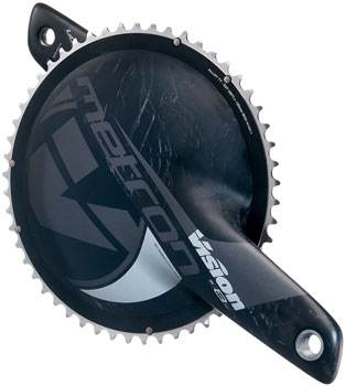 Vision Metron TT Crankset, 2x 53/39T Chainrings, 175mm Arm Length, 130BCD, 386EVO Spindle – Carbon EA Crankset