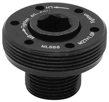 Full Speed Ahead Crank Bolt Set Anodized Black SET Crank Arm Fixing Bolt
