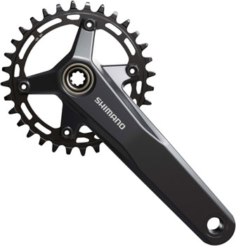 Shimano FC-MT520 Crankset - 165mm, 12-Speed, 32t, 55mm Chainline, Black EA Crankset