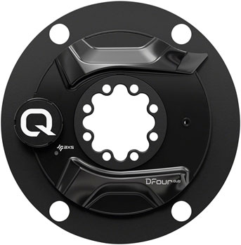 Quarq DFour AXS DUB Power Meter Spider - 110 BCD, 8-Bolt Crank Interface, Black EA Crank Spider