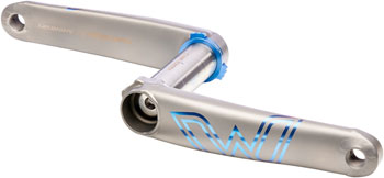 Cane Creek eeWings 30th Anniversary Mountain Titanium Crankset - 170mm, 8-Bolt Direct Mount, 30mm Spindle, Brushed Titanium EA Crankset