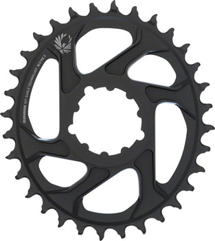SRAM X-Sync 2 Eagle Direct Mount Oval Chainring - 32 Tooth, 3mm Boost Offset, 12-Speed, Black EA Direct Mount Chainrings