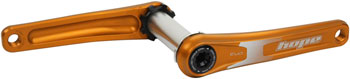 Hope Evo Crankset - 170mm, Direct Mount, 30mm Spindle, For 135/142/141/148mm Rear Spacing, Orange Blue EA Crankset