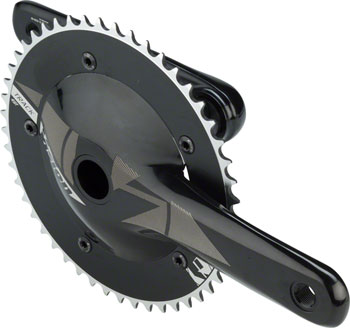 Vision Track Crankset - 170mm, Single Speed, 49t, 144 BCD, 386 EVO Spindle Interface, Black EA Crankset
