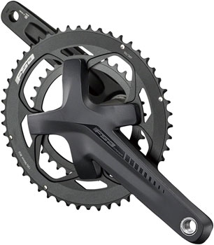 Full Speed Ahead Omega Adventure Crankset - 172.5mm, 10/11-Speed, 46/30t, 120/90 BCD, Full Speed Ahead MegaExo 19 Spindle Interface, Black SET Crankset