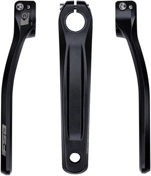 Full Speed Ahead CK-751 Shimano STEPS E8000/E7000/E6100 Ebike Crank Arm Set - 170mm, S spline with Bolts, Black SET Ebike Crankset