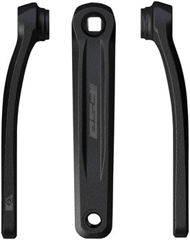 Full Speed Ahead CK-320 Ebike Crank Arm Set - JIS, w/o bolts, 175mm, Black SET Ebike Crankset