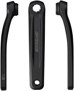 Full Speed Ahead CK-320 Ebike Crank Arm Set - ISIS 170mm, without bolts, Black SET Ebike Crankset