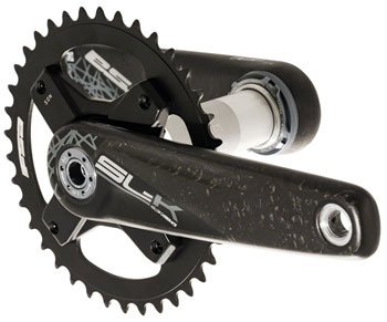 Full Speed Ahead SL-K Light BB392 Tandem Front Crankset - 175mm, 38t, 104 BCD, Black SET Crankset