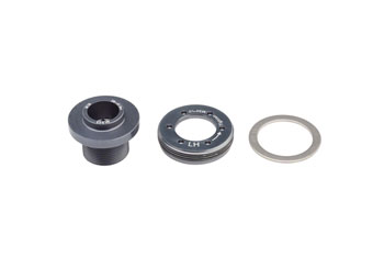 Full Speed Ahead Crank Bolt with Extracting Cap - M18 Bolt, M30 Cap, Anodized Gray PAA Crank Arm Fixing Bolt