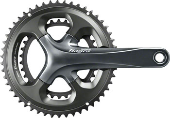 Shimano Tiagra FC-4700 Crankset - 172.5mm, 10-Speed, 52/36t, 110 Asymmetric BCD, Hollowtech II Spindle Interface, Gray EA Crankset