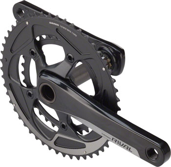 SRAM Rival 22 Crankset - 172.5mm, 11-Speed, 50/34t, 110 BCD, GXP Spindle Interface, Black EA Crankset