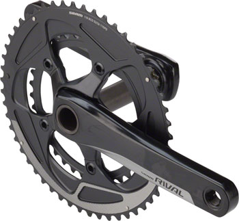 SRAM Rival 22 Crankset - 170mm, 11-Speed, 52/36t, 110 BCD, GXP Spindle Interface, Black EA Crankset