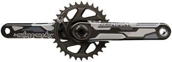 TruVativ Descendant Troy Lee Designs CoLab Carbon Crankset - 175mm, 12-Speed, 32t, Direct Mount, DUB Spindle Interface, Black Camo Black EA Crankset
