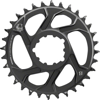 SRAM X-Sync 2 Eagle Direct Mount Chainring 30T -4mm Offset for 5" (190mm Rear Hub Spacing) Fat Bike Cranks EA Direct Mount Chainrings