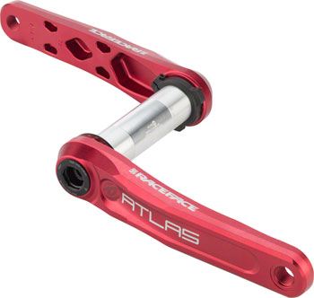RaceFace Atlas Crankset - 175mm, Direct Mount, RaceFace CINCH Spindle Interface, Red EA Crankset