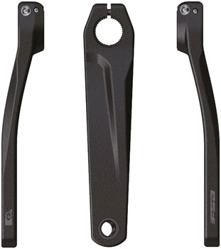 Full Speed Ahead CK-752 Shimano STEPS Ebike Crank Arm Set - 160mm, Hollowtech II, Black EA Ebike Crankset