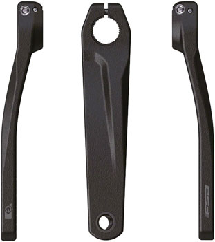 Full Speed Ahead CK-752 Shimano STEPS Ebike Crank Arm Setet - 170mm, Fits Shimano Hollowtech II, Black EA Ebike Crankset