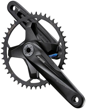 Full Speed Ahead Gossamer Pro Modular AGX+ 1x Crankset - 175mm, 11/12-Speed, 42t, 120mm BCD, 386 EVO Spindle Interface, Black EA Crankset